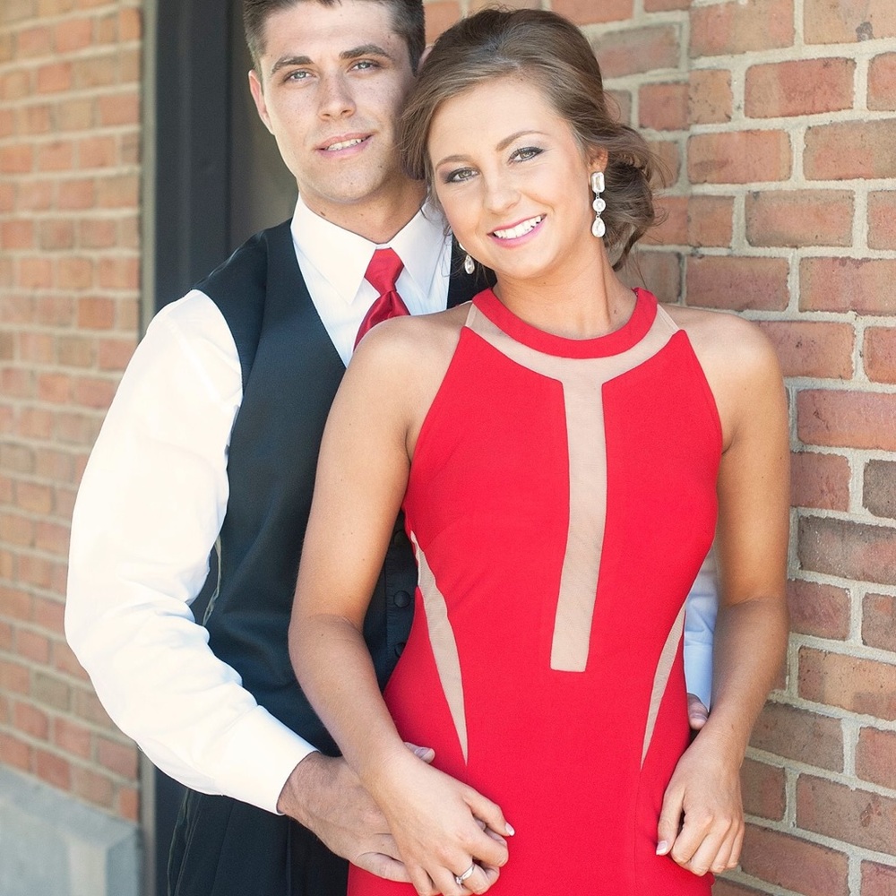 Javoni prom dress size 0, worn once.